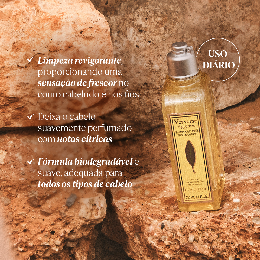 Shampoo Refrescante Verbena Citrus 250ml, , large image number 2